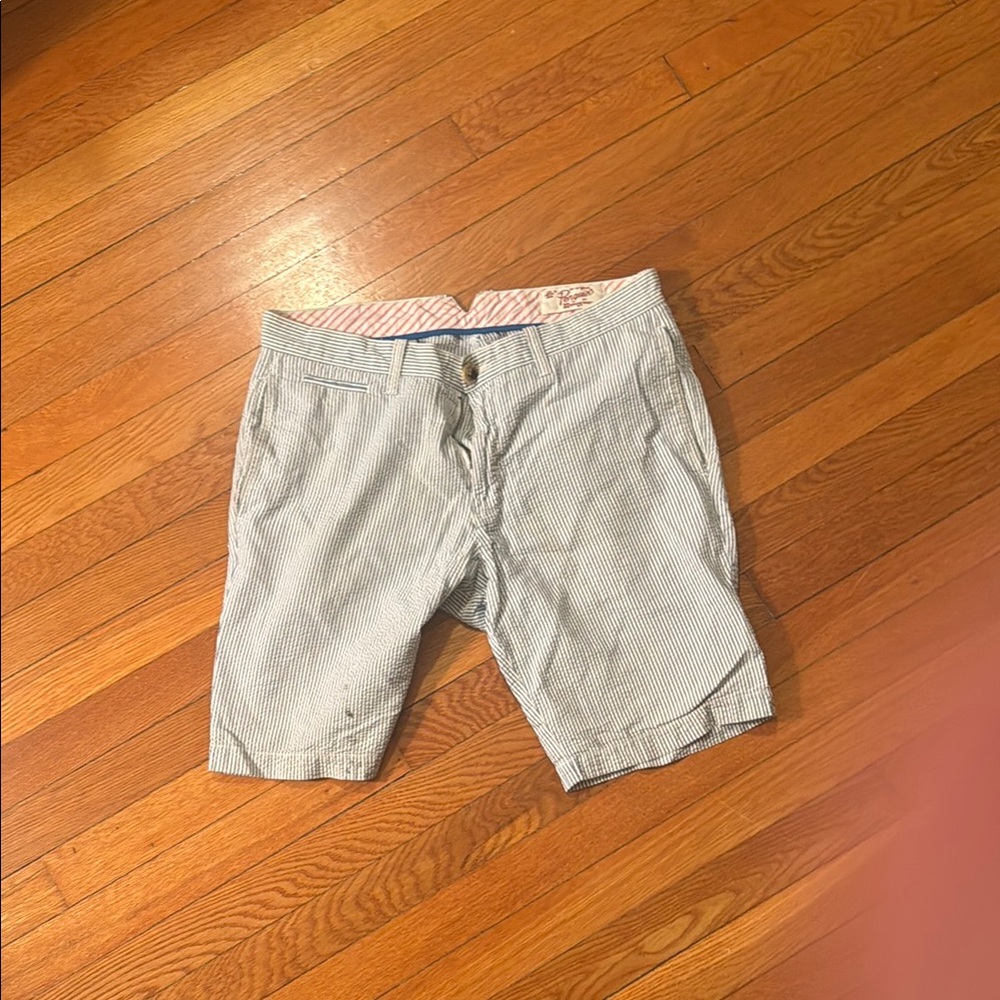 Original Penguin Blue Flat Front Shorts